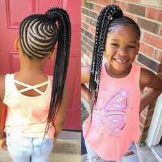 Braids for Kids - 100 Back to School Braided Hairstyles for Kids Babies Hairstyles, Braid Styles For Girls, Daughter Hairstyles, Braided Pony, Lemonade Braids, Kid Hair