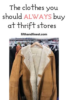 the clothes you should always buy at thrift store