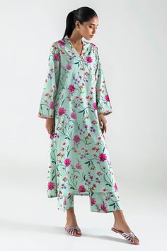 SANA SAFINAZ SANA SAFINA PRINTED 2 PIECE FLORAL | SS24ESE222P2T CLOTHING RANGREZA USA 7327625425 United States S Floral Cotton S / Floral / Cotton M / Floral / Cotton L / Floral / Cotton XL / Floral / Cotton Floral Shalwar Kameez, Dress Pakistani, Cord Set, Modest Dresses Casual, Stylish Dress Book, Pakistani Designers, Designs For Dresses, Shalwar Kameez, Summer Prints