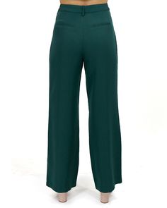 FINAL SALE Final Sale items and are ineligible for order changes, returns, exchanges. Coupons do not apply. FINAL SALE - NO ORDER CHANGES - NO RETURNS - NO EXCHANGES Pocketed Wide Leg Pants | Green Wide Leg Pants The pants that are bold and beautiful! The all new Pocketed Wide Leg Pants give you a dramatic, dressed up look in a flattering, comfortable fit you’ll want to wear all day long! Why you’ll love them: High waisted, everest green wide leg pants Functional front side pockets, with faux ba Green Wide Leg Pants, Grace And Lace, Pants Green, Perfect Pant, Bold And Beautiful, Life Size, Casual Fits, Custom Fit, Elastic Band