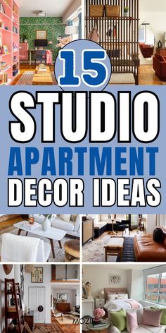 the top 15 studio apartment decor ideas