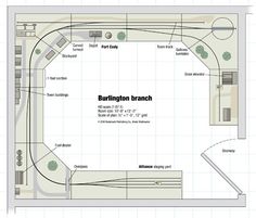 a floor plan for a restaurant with seating areas and an overhead kitchen area in the center