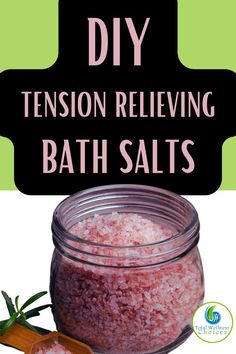 An easy bath salts and essential oil recipe Bath Salts Recipe, No Salt Recipes, Himalayan Salt, Bath Salts, Diy Food Recipes