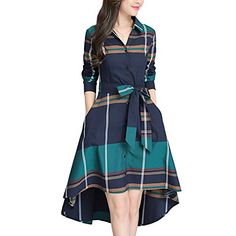 Plaid Skater Dress, Western Wear Dresses, Frock Design, Designs For Dresses