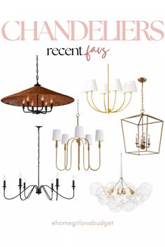 chandeliers recent faves