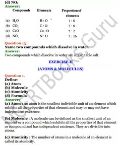 an exercise sheet with the formulas and symbols for water, oxygen and alginates