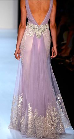 Badgley Mischka, Spring 2014 #fashionserendipity Badgley Mischka, Fancy Dresses, A Dress, Purple Dress