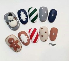 Nail Noel, Nail Art Noel, Xmas Nail Art, Nails Holiday, Holiday Nails Christmas, Nails Winter, Nails Christmas