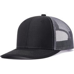 Trucker Hat - Mesh Snap Back - Unisex Adjustable Baseball Cap - Outdoor Hats For Men Women Snap Closure Hand Wash Only Classic Design: The Mid-Profile Design ,Slightly Curved Bill,Six Panels, A Slightly Rounded Crown Shape, Pre-Curved Visor, And Premium Contrasting Topstitch Detailing. One Size Fits Most:With An Plastic Adjustable Snapback Design, This Hat Offers Versatility In Sizing For A Comfortable Fit, Making It Suitable For Men, Women, And Even Youth. Supreme Hat, Black Beret, Red Stockings, Military Cap, Stocking Cap, New Era Fitted, Black Baseball Cap, Outdoor Hats, Mesh Hat