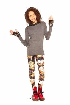 Honeypiekids | Terez Girls Waffle Delight Leggings