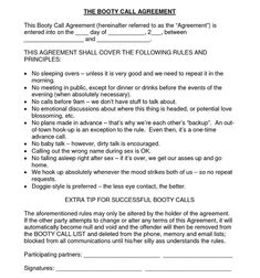 the bodycall agreement is shown in this document, it shows that there are two separate