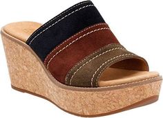 Sandals Wedge, Alegria Shoes, Womens Sandals Wedges, Shoes Heels Wedges, Clarks Women's, Born Shoes, Womens Clarks, Brown Sandals, Clarks Shoes