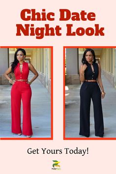 Looking for the perfect date night outfit? This elegant sleeveless jumpsuit has you covered! Its trendy women's styles make it an ideal dinner date outfit. Step out in confidence and turn heads with this chic look that effortlessly combines fashion and sophistication. Chic Sleeveless Jumpsuits For Office, Chic Sleeveless Jumpsuits And Rompers For Office, Chic Sleeveless Office Jumpsuits And Rompers, Sleeveless Summer Pantsuit For Office, Summer Sleeveless Pantsuit For Office, Sleeveless Summer Office Pantsuit, Summer Sleeveless Office Pantsuit, Trendy Sleeveless Jumpsuits For Date Night, Trendy Sleeveless Jumpsuits And Rompers For Date Night