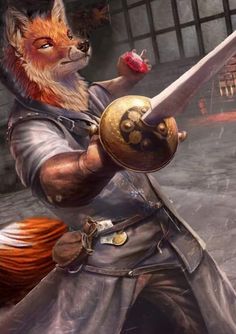 Zombies Apocalypse Art, Fox Character, Fox Images, Pathfinder Character, Epic Characters, Humanoid Creatures, Mtg Art, Roleplay Characters, Fantasy Portraits