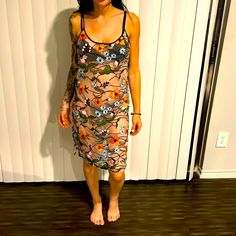 Forever 21 Dress Never Worn Besides Pic And Video See Thru (Suggest Wearing With Black Body Suit Or Black Strapless Dresss) Black Body Suit, 21 Dress, Black Body, Black Bodysuit, Body Suit, Forever 21 Dresses, 21 Dresses, Forever 21, Colorful Dresses