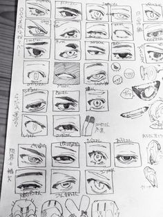 Some Drawings, Drawing Expressions, Anime Eye Drawing, Anime Drawings Tutorials, Art Tutorials Drawing, Eye Art, Digital Art Tutorial, Sketchbook Art Inspiration