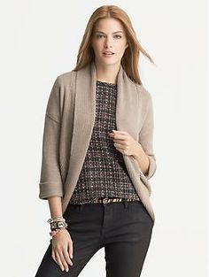 Cashmere Open Cardigan | Banana Republic