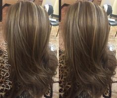 Partial Foil, Hair Couler, Color Castaño, How To Have Style, Partial Highlights, Brown Hair Inspo, Layered Haircuts For Medium Hair, Brunette Hair With Highlights