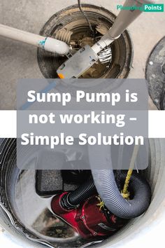 Sump Pump is not working,  Sump Pump, not working Sump Pump Sump Pump Discharge, Sump Pit, Water Drainage System, Moving Water, Sump Pump, Pipe Sizes, Lost Time, Fire Extinguisher, Building Construction