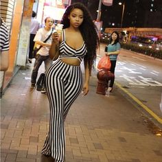 Product Name Plus Size Summer Streetwear Women Backless Deep V Sleeveless Hollow Out Casual Striped Flared Jumpsuits YN-971 Item NO. YN-971 Pattern Type Striped Detail Hollow-out, Backless Weight 0.4 kg = 0.8818 lb = 14.1096 oz Category Rompers Jumpsuits Jumpsuits Creation Time 2021-06-15 V-neck Tank Top For Beach Party, Sleeveless Bodysuit For Night Out Beach Season, Sleeveless Summer Bodysuit For Club, Sleeveless Bodysuit For Night Out At The Beach, Sleeveless Summer Club Bodysuit, Sleeveless Bodysuit For Summer Night Out, Summer Sleeveless Bodysuit For Night Out, Sleeveless Bodysuit For Night Out In Summer, Striped Jumpsuits And Rompers For Party