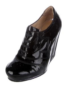 Dries Van Noten Patent Leather Lace-Up Boots - Black Boots, Shoes - DRI152666 | The RealReal Leather Lace Up Boots, Flat Sneakers, Designer Gifts, Chanel Shoes, Fine Jewellery Earrings, Leather Lace, Louboutin Shoes, Boots Shoes, Christian Louboutin Shoes