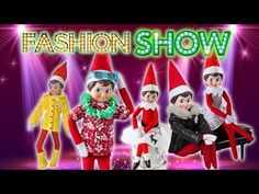 an advertisement for the fashion show featuring elfs