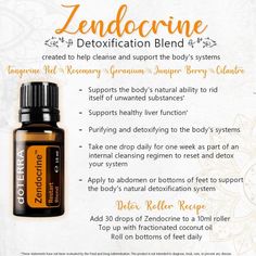 Zendocrine Doterra Uses, Doterra Zendocrine, Cabin Essentials, Essential Oil For Liver, Esential Oils, Roller Blends, Feeling Sluggish, Doterra Oil