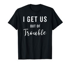 PRICES MAY VARY. I Get Us Out Of Trouble Funny GIft Matching Best Friend Tshirt perfect gift for you and your best friend on a party night or a night out. Funny Best friend shirts with funny sayings Also perfect for siblings brother sister or parents tee shirts Makes a perfect Gift for your best friend on birthday if you are big troublemakers and need a matching funny shirt or hoodie so that you can show everyone that you are the funniest best friends on this planet Lightweight, Classic fit, Dou Funny Matching Outfits, Best Friends Matching, Best Friend T Shirts, Matching Sibling Outfits, Funny Matching, Sibling Outfits, Best Friend Outfits, Best Friend Shirts, Friends Tshirt