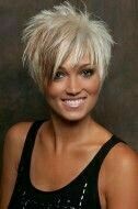 #PixieHairstylesMessy Grey Hair Dye, Funky Short Hair, Messy Short Hair