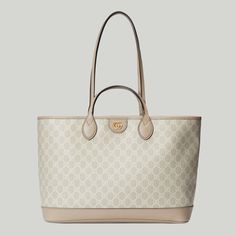 Shop the Ophidia medium tote bag in beige at GUCCI.COM. Enjoy Free Shipping and Complimentary Gift Wrapping. Wool Tote, Gucci Tote Bag, Gucci Tote, Trendy Tote, Medium Tote, Beauty Items, Gucci Bags, Tote Bag Design, Luxury Handbags