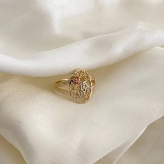 14K Solid Gold  Sweet 15 Anos Quinceanera Flower Oval Ring, 14k Tri Color 15 anos Flower Ring for gift ✅ PREMIUM SOLID 14K GOLD:  Crafted with durable high quality materials, gems, & stones; Hand-Stamped for Authenticity & FTC Law Approved. Easy to clean & polish and won't permanently tarnish or rust! Most 14k rings can easily be resized by your local jeweler! ✅SHIPPING CONTENTS:  ➤ 14K Gold Ring ➤ Jewelry Ring Box ✅ PREMIUM 14K GOLD: Our jewelry is crafted from durable high quality materials, g Oval Engraved Flower Ring For Anniversary, Oval 14k Gold Filigree Ring For Gift, Oval 14k Gold Flower Ring Gift, Gold Oval Engraved Ring With Birthstone, Oval Flower Ring Stamped 14k For Gift, Oval Flower Ring In 14k Gold For Gift, Gold Oval Flower Ring In Fine Jewelry Style, Personalized Gold Flower Ring For Anniversary, 14k Gold Oval Flower Ring Gift