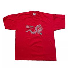 Vintage 90s San Francisco Shirt Adult XL Y2K Skater Pro Club Dragon Chinatown. Condition is Pre-owned. Shipped with USPS Ground Advantage. 90s Red Shirt For Streetwear, 90s Red Streetwear Shirt, Pro Club, Y2k Skater, Fruit Of The Loom, Vintage Y2k, Vintage 90s, San Francisco, Tee Shirts