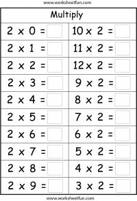 printable worksheet for addition to multiply