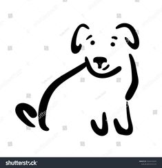 black and white drawing of a dog's face with the word, i love you