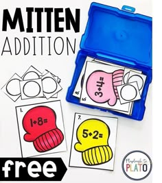 the mitten addition is an easy way to practice counting and subtracting numbers