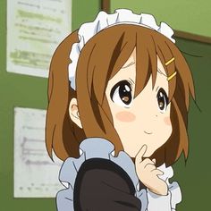 Yui K-on Icon, Yui Hirasawa, Tamako Love Story, Icon Gif, Kyoto Animation, K On, Anime Baby