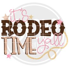 it's rodeo time, and you are going to have fun with this design