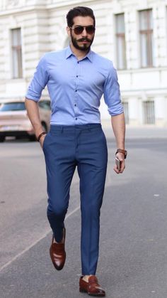 5 Best Shirt And Pant Combinations For Men #shirts #pants #mens #fashion Shirt And Pants Combinations For Men, Formal Dresses For Men, Celana Fashion, Formal Mens Fashion, Hipster Man, Shirt Casual Style