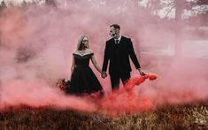 Image Horror Wedding, Rauch Fotografie, Goth Chic, Goth Wedding, After Life