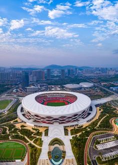 an aerial view of the national stadium in pyeonggi, south korea photo via flickr