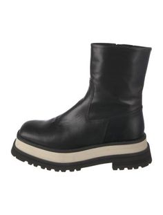 Paloma Barceló Leather Mid-Calf BootsBlackRubber TrimSquare-ToesExposed Zip Closure at SidesUnfortunately, due to restrictions, this item may not be eligible for shipping in all areas. Paloma, Boot Shoes Women, Mid Calf, Leather Boots, Shoe Boots, Women Shoes, Boots, Leather, Black