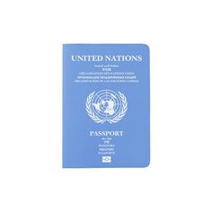 the united nations passport on a white background