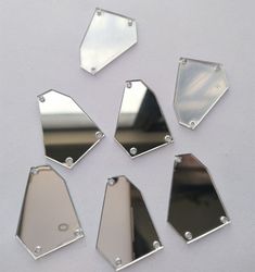 PRICES MAY VARY. Quantity: approx 30pcs Irregular Mirror Flat acrylic mirror : Acrylic mirror material, Each crystal has two holes so can be sewn on, flat back also can be stuck on with glue. Great for all DIY sewing and craft projects. Suitable for DIY clothing, bags, shoes , wedding dress, diamond chain, necklace and bracelet accessories and decoration . Color:Silver Customized size ,shapes and quantity can be offered, contact with us. 30PCS Of Sew On acrylic Irregular Mirror ,DIY Mirrored Rhi Mirror Design Ideas, Wall Mirror Ideas, Modern Mirror Design, Mirrored Costume, Mirror Clothes, Irregular Mirror, Diy Lace Ribbon Flowers, Broken Mirror, Mirror Ideas