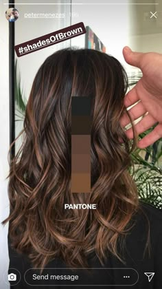 Hot Chocolate Highlights, Brown Hair Color Shades, Hair Color Light Brown, Brown Balayage, Balayage Brunette, Brown Hair With Highlights, Hair Color Balayage