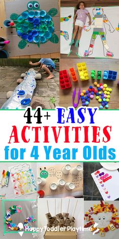 Activities For 3 And 4, 3 Year Indoor Activities, Creativity Activities For Preschoolers, Activities For 3 Yrs Kids At Daycare, Quick And Easy Activities For Preschoolers, Creative Play For Toddlers, Fun Montessori Activities, Diy Prek Activities, 4 Yo Activities