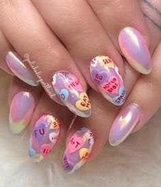 100+ Gorgeous Nail Art Designs To Try In 2023 | Summer Nails art Nails With Hearts, Valentines Nail Art Designs, Vday Nails, Red Valentine, February Nails, Tree Nails, Art 2024, Nail Designs Valentines