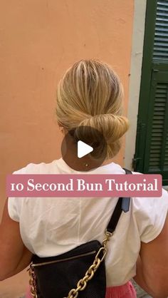 How To Do A Messy Bun That Will Stay, Easy Elegant Bun Tutorial, Neat Bun Tutorial, Messy Bun For Thinner Hair Tutorial, How To Make Bun Look Fuller, Streets Of Italy, Two Buns, Italy Street