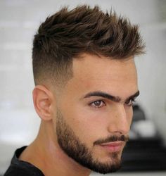 Short Hair Hairstyle Men, David Hair, Cool Mens Haircuts, Beard Style, Short Beard, Men Haircut Styles, Mens Haircuts Fade, Mens Haircuts Short