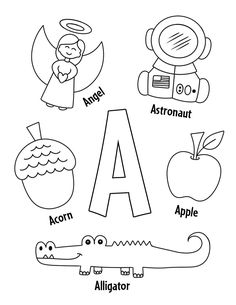 the alphabet worksheet for children to learn how to write and draw an abc letter