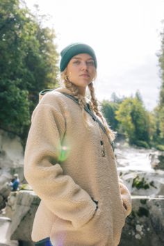 NEW! The Roselake is extra fleecy making it ideal for those colder months. Combining the beloved 100% recycled polyester Sherpa fleece with polar fleece creates a cozy pullover style that feels like a warm hug when you throw it on. Complete with button closure, a drop shoulder silhouette, double welt hand pockets, and a three panel hood, the Roselake is guaranteed to keep you warm on your snowy KAVU adventures. Relaxed fit, half placket fleece pullover with button closure, three panel hood, drop Cozy Outdoor Fleece Jacket, Cozy Fit Fleece Jacket For Outdoor, Cozy Outdoor Sweatshirt With Fleece Lining, Cozy Fleece Jacket For Outdoor Activities, Cozy Sweatshirt With Fleece Lining For Outdoors, Cozy Fleece Jacket For Outdoor, Cozy Outdoor Fleece Jacket With Kangaroo Pocket, Cozy Fleece Jacket With Kangaroo Pocket For Outdoor, Rope Sandals